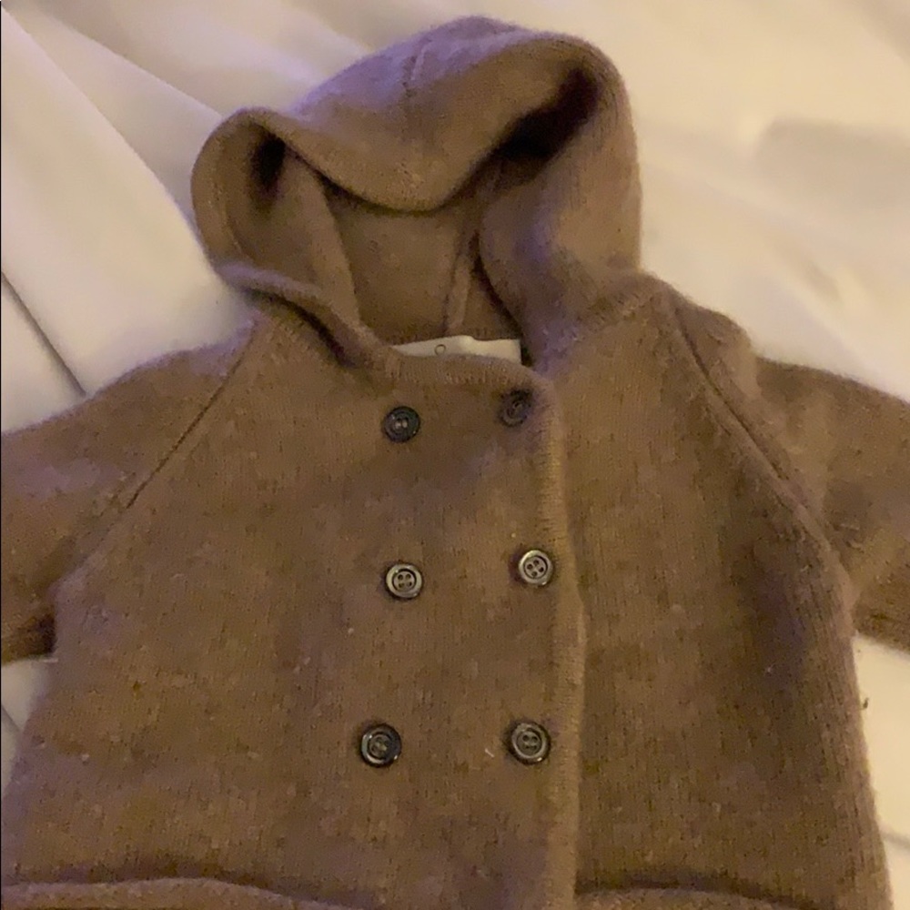 Button up cashmere sweater